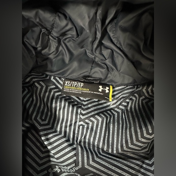 A263 Under Armour Infared Cold Gear Down Puffer Parka Storm 1 Coat XS Womens - Picture 7 of 8